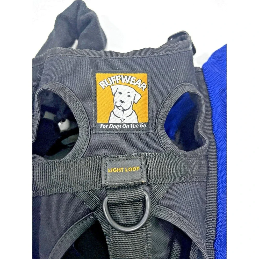 Ruffwear Dog Saddle Bags Medium Approach Style Pack blue harness